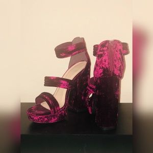 Crush Velvet Sandal
